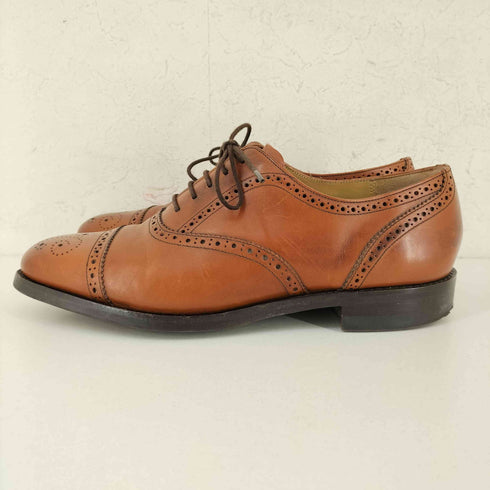 Lloyd Footwear  2827/ER02 Brown Burnish セミブローグ メダリオン ストレートチップ ドレスシューズ メンズ  UK:7 E